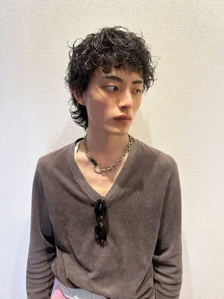 パーマ メンズ パーマ 大須美容師 ぱるのヘアスタイル