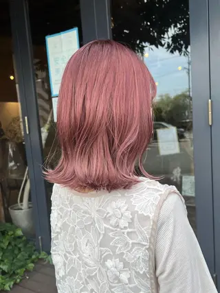 ミディアム カラー 毛流れフェザー スタイル🔹竹内凌のヘアスタイル