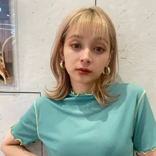 ミディアム カラー ♥️レイヤー/ボブ ♥️minamiのヘアスタイル