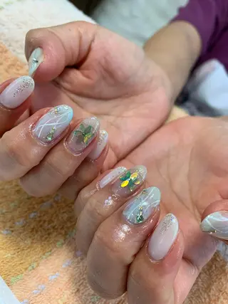 ネイル rukianail 新里のネイルデザイン