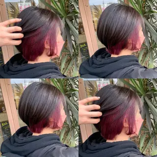 ショート カラー 🤍透明感/韓国風 🤍サクラギヒトミのヘアスタイル