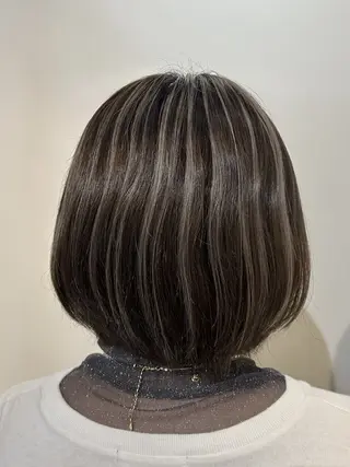 ショート カラー 松倉 秀 ショート/ハイライトのヘアスタイル
