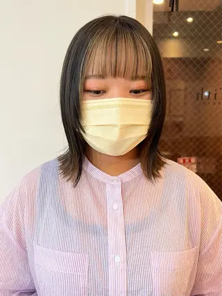 ミディアム カラー 渋谷/暖色系カラー kotoha🍊のヘアスタイル