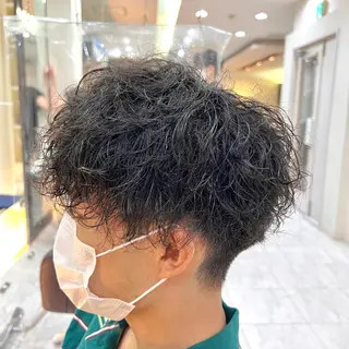 パーマ メンズ アグヘアーシータ所属・🤩メンズカット/ パーマ山本🤩のヘアスタイル