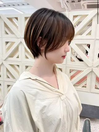 ショート 伊藤 優里のヘアスタイル