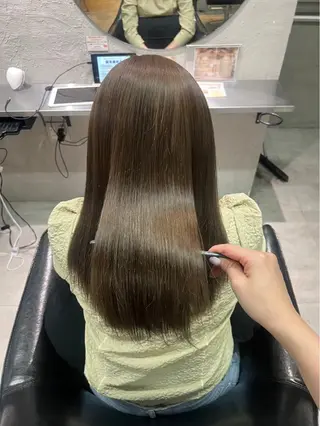 セミロング 韓国系/ダブルカラー /トグチリンカのヘアスタイル