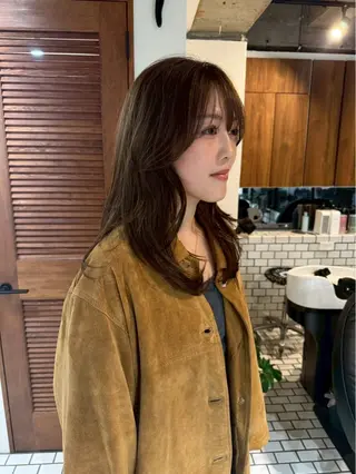 ロング カラー her所属・kaito /都立大学herのヘアスタイル