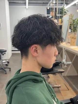 ショート メンズ パーマ メンズパーマ/ メンズカット/タクヤのヘアスタイル
