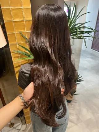 ロング 透明感&巻き髪 韓国ヘア　YUKIのヘアスタイル