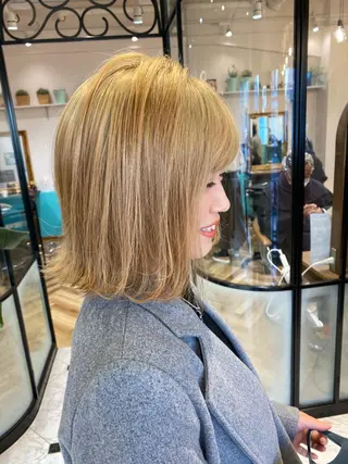 ショート ボブ韓国風レイヤー 髪質改善/畠中ケントのヘアスタイル