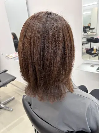 ミディアム lafithhairelan所属・lafithhair スタイリスト岡由羅のヘアスタイル