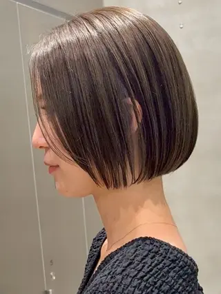 ショート カラー 髪質改善カラー ショートボブ専門のヘアスタイル