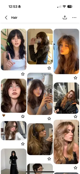 セミロング レイヤーカット\ウル フ　chinatsuのヘアスタイル