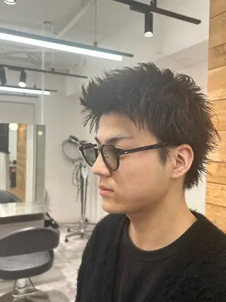 ショート メンズ HAIR＆MAKE EARTH元住吉所属・髪質改善 特化掛川大輝のヘアスタイル