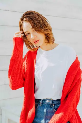 ショート カラー パーマ ヘアアレンジ メンズ キッズ ネイル マツエク・マツパ unu hair所属・藤井 仁紀のヘアスタイル