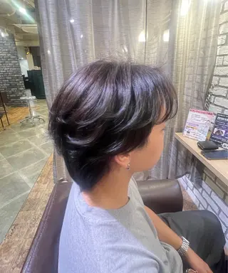 カラー 松井 咲樹のヘアスタイル