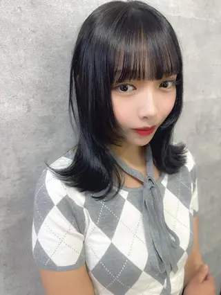 カラー ミディアム Grow by NYNY 打越裕樹のヘアスタイル