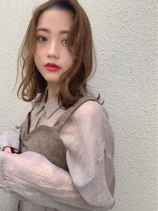 ミディアム カラー ARROWSbystrings所属・永山 愛莉のヘアスタイル