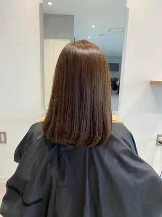 ミディアム カラー Hair Ange伊達店所属・山口 美緒のヘアスタイル