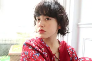 ミディアム カラー パーマ 山下 直人のヘアスタイル