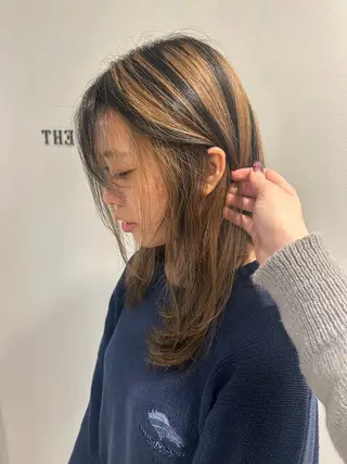 カラー まりな 心斎橋のヘアスタイル