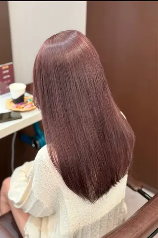 ロング カラー 韓国×髪質改善カラー 💎hinaのヘアスタイル