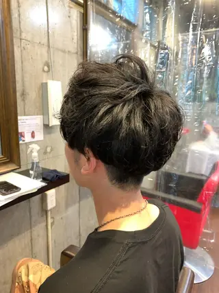 パーマ メンズ ナカジマ ハルカのヘアスタイル