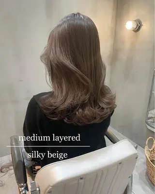 ミディアム LOMA🇰🇷 銀座クボタのヘアスタイル