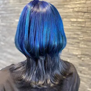 セミロング 加藤 実穂のヘアスタイル