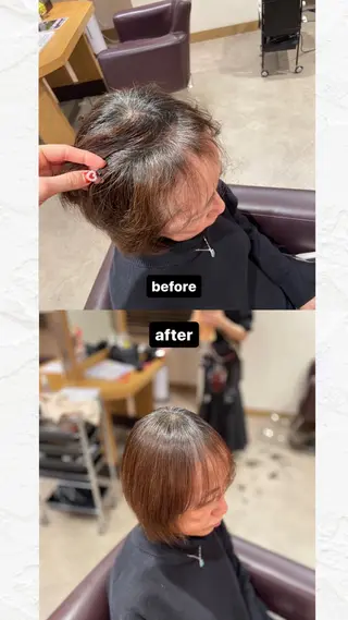 ショート KIOX所属・小森 有紗のヘアスタイル