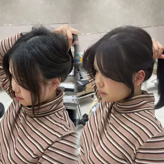 ロング 透明感カラー/似合わ せ前髪/柴田礼空のヘアスタイル