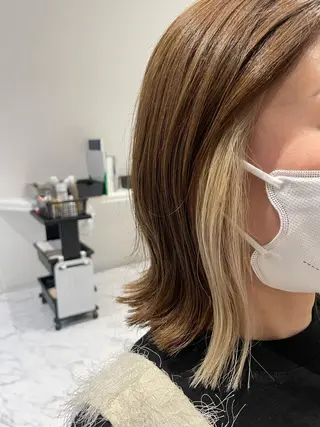 ミディアム Grow by NYNY 坂本 理輝のヘアスタイル