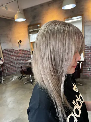 ミディアム カラー Tocolaso松戸店所属・いさく ひでみつのヘアスタイル