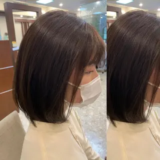 ミディアム カラー 三ツ井凌 【ヘアケアサロン】のヘアスタイル