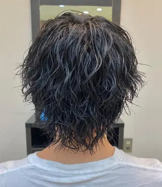 パーマ メンズ 年間2000名担当◎ パーマ職人/仲原佑樹のヘアスタイル