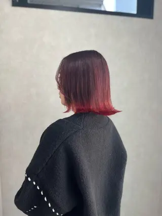 カラー UNBALANCE  OSAKA所属・縮毛矯正モデル 募集中Yuuriのヘアスタイル
