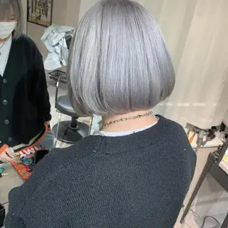 ミディアム カラー メンズ Selene hair 難波店のヘアスタイル