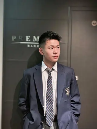 ショート メンズ HIROGINZA ヒロ銀座 青山所属・マツオ リュウホウ🐉のヘアスタイル