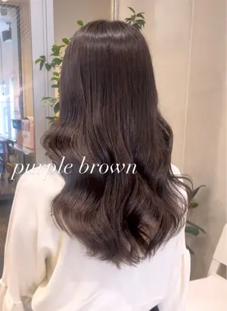 セミロング カラー nakahara madokaのヘアスタイル