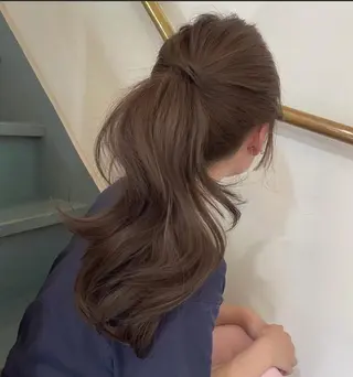 ロング カラー レイヤー/ナチュラル 特化西宮北口/みなみのヘアスタイル