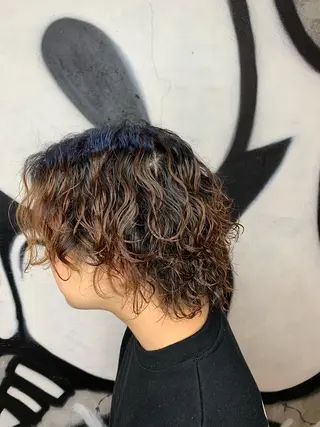 パーマ メンズ ⚡️メンズパーマ特化 mens支持◎/忠地のヘアスタイル