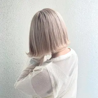 ショート カラー ブリーチカラー🌈 石垣翔太のヘアスタイル