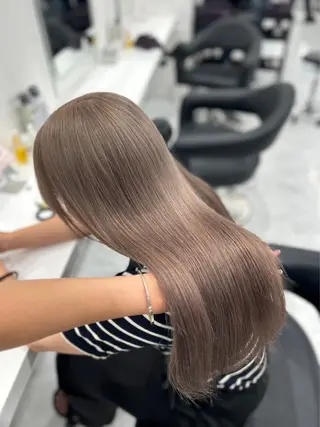 セミロング カラー 渋谷指名1位💖 カラーの達人❣️のヘアスタイル