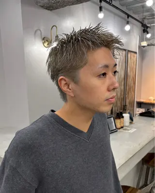 ショート カラー メンズ 💈メンズ特化💈 テッペイのヘアスタイル