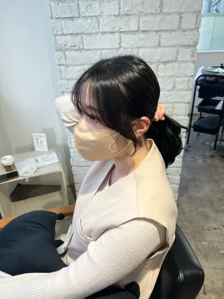 ミディアム 【韓国風くびれヘア】 joule小木曽輝のヘアスタイル