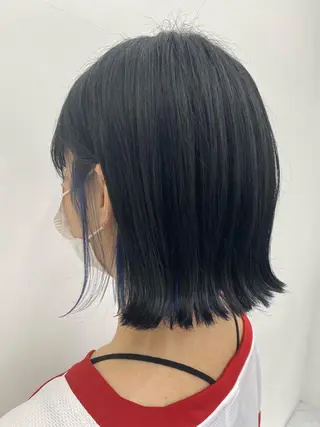 ミディアム カラー aoi ♡グレージュ ・ベージュカラーのヘアスタイル