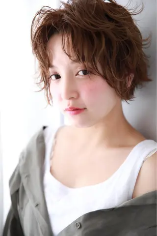 ショート パーマ×ウルフカット koya☆のヘアスタイル