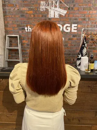 ロング カラー the BRIDGE 加藤みのりのヘアスタイル