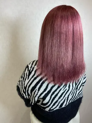 セミロング カラー ムトウセイマ/艶髪 /艶ケアWブリーチのヘアスタイル