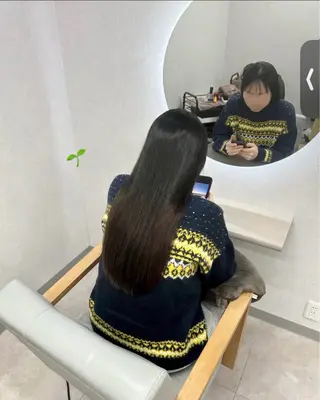 ロング まつした ゆうなのヘアスタイル